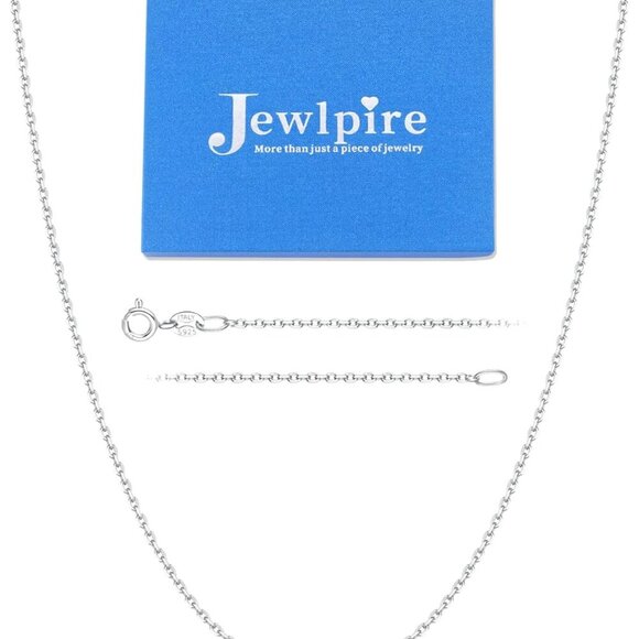 1MM Italian Ultra Luxury Solid 24K Gold Over 925 Sterling Silver Chain Necklace - Picture 1 of 6